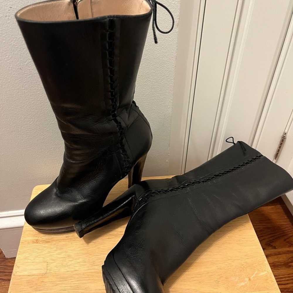 Vintage Emporio Armani Booties sz 5 - image 8