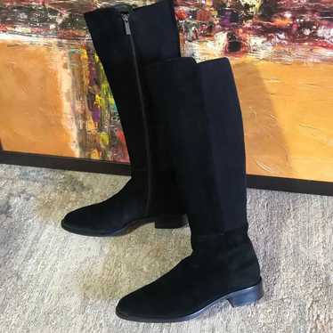 Aquatalia black suede boots size 9.5 - image 1