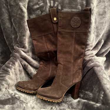 Tory Burch suede knee high boots - image 1