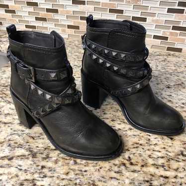 Tory Burch Moto Hastings Studded Leather Ankle Boo
