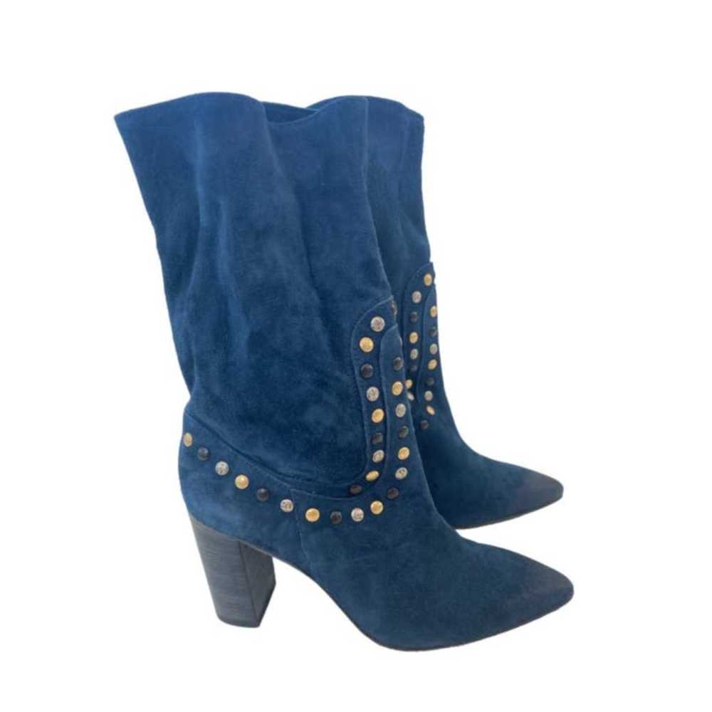 NEW Free People Studded Dakota Western Boho Suede… - image 1