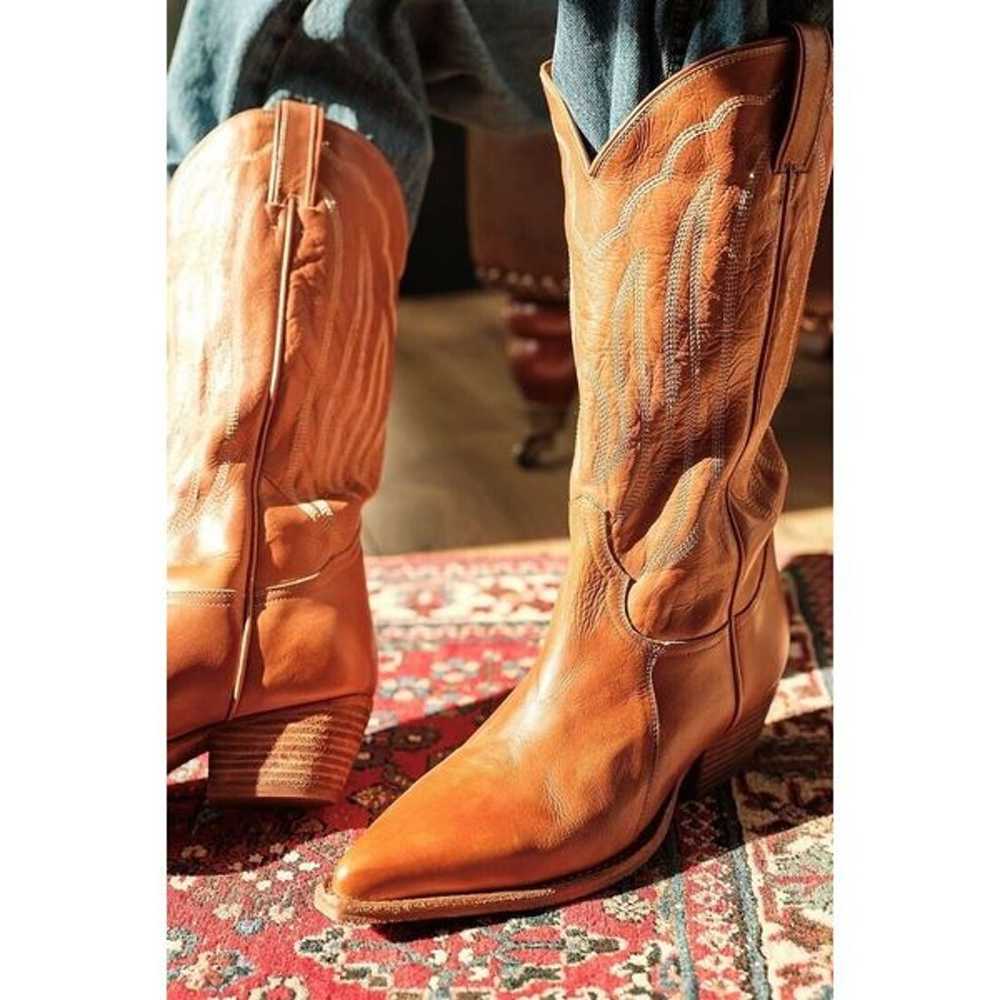 Free People Ainsley Mid Western Boots Size 41 - image 2