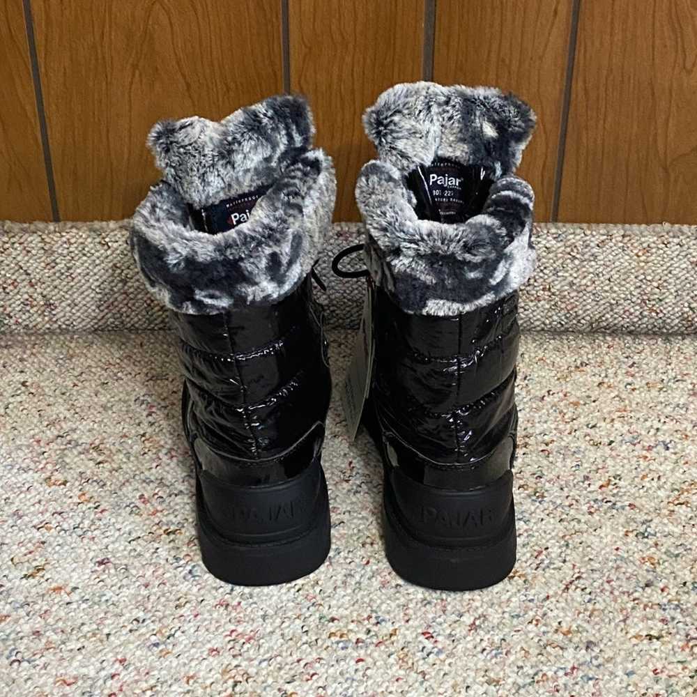 Pajar Canada Faux Fur-trim Lace-up Boots size 39 - image 5