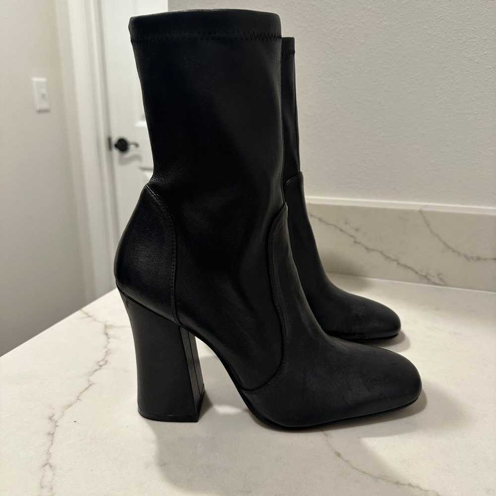 Stuart Weitzman Curveblock Booties size 9 women’s… - image 2