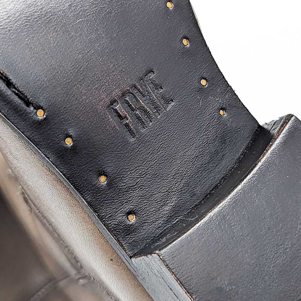 Frye Women Melissa Button Inside Zip Leather Ston… - image 5