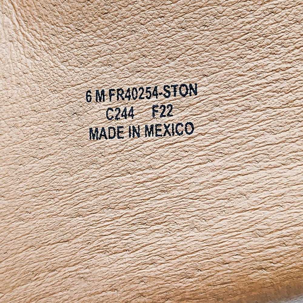 Frye Women Melissa Button Inside Zip Leather Ston… - image 7