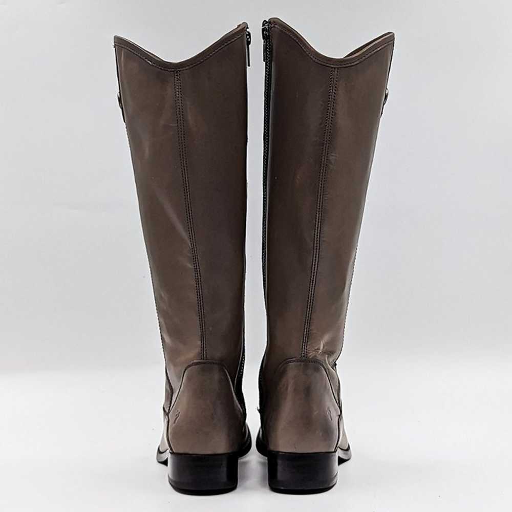 Frye Women Melissa Button Inside Zip Leather Ston… - image 8