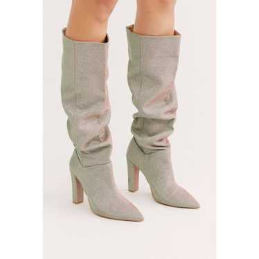 Free People All That Shimmers Knee High Metallic … - image 1
