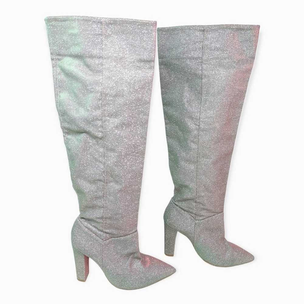 Free People All That Shimmers Knee High Metallic … - image 6