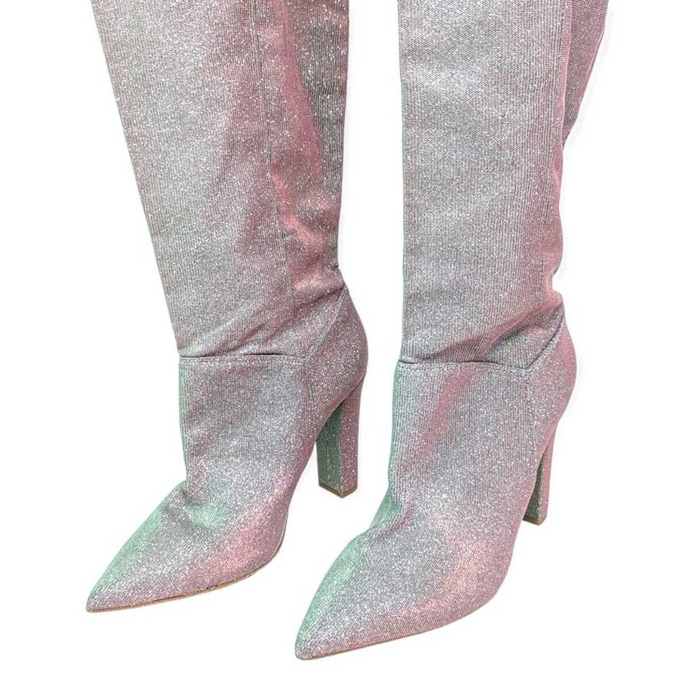 Free People All That Shimmers Knee High Metallic … - image 7