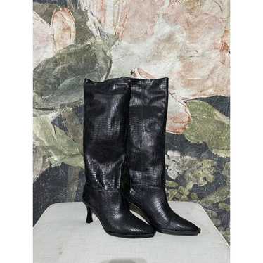 Anthropologie Croc Knee High Boots Size 36 - image 1