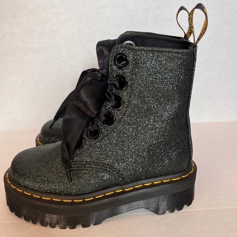 Fine green glitter Dr. Martens Molly Version RARE - image 3