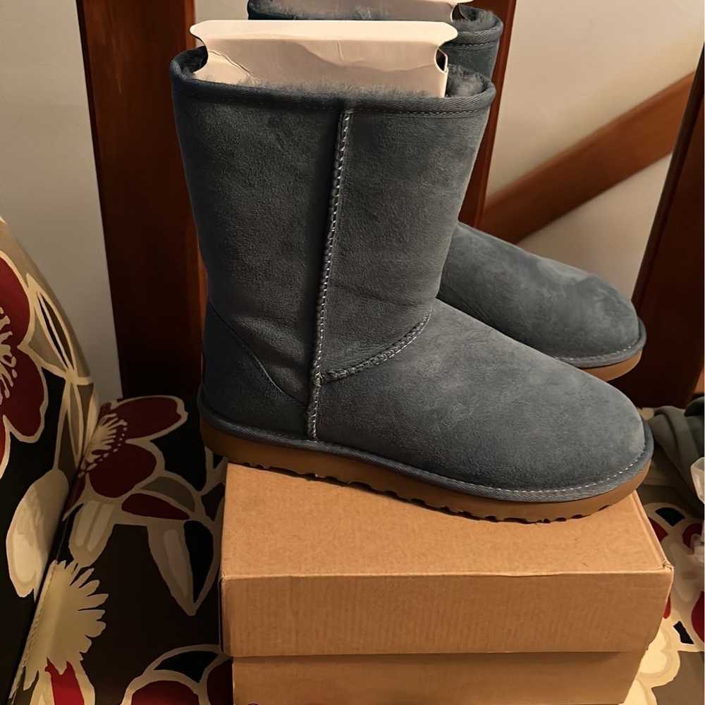 UGG Australia Teal Blue Suede Boots - image 11