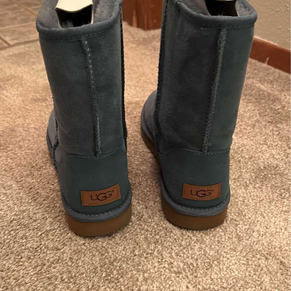 UGG Australia Teal Blue Suede Boots - image 3