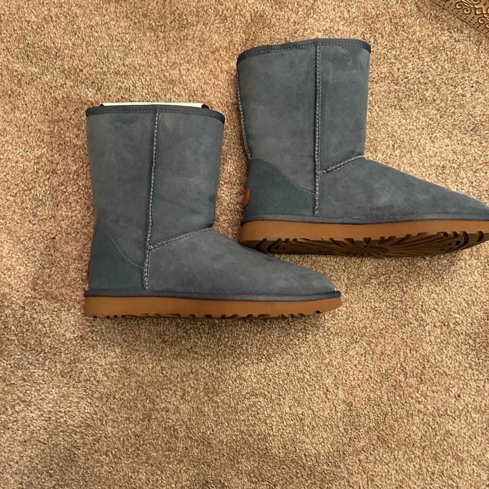 UGG Australia Teal Blue Suede Boots - image 4