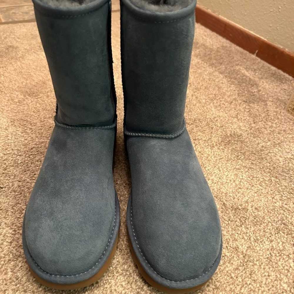 UGG Australia Teal Blue Suede Boots - image 6