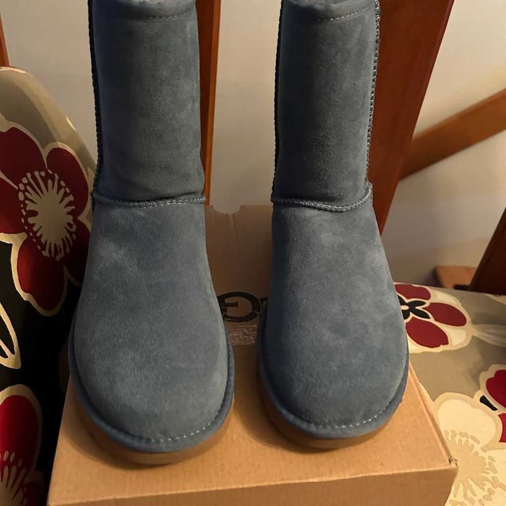 UGG Australia Teal Blue Suede Boots - image 7