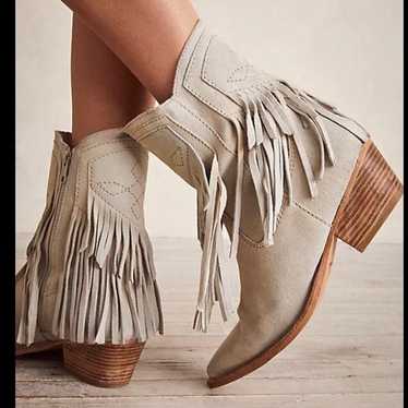 FREE PEOPLE Lawless Fringe Bootie NWOT