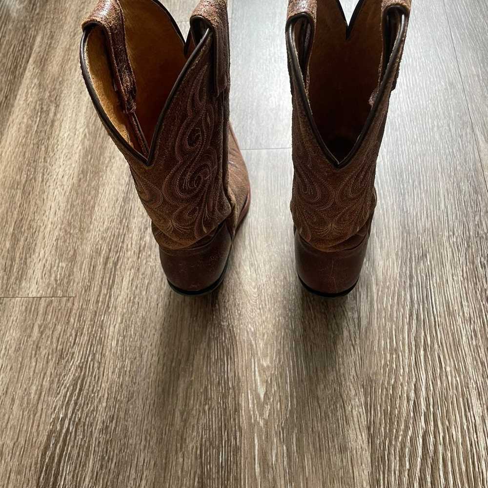 Handmade Tony Lama Women's Western boots 5B - image 4