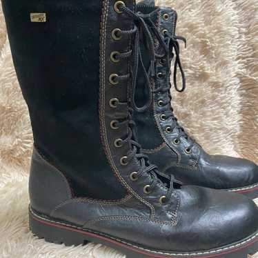 Remonte TEX black leather boots