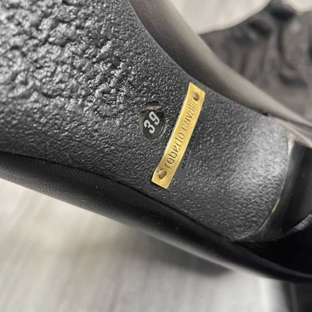 Roberto Cavalli Black Knee High Boots - image 4