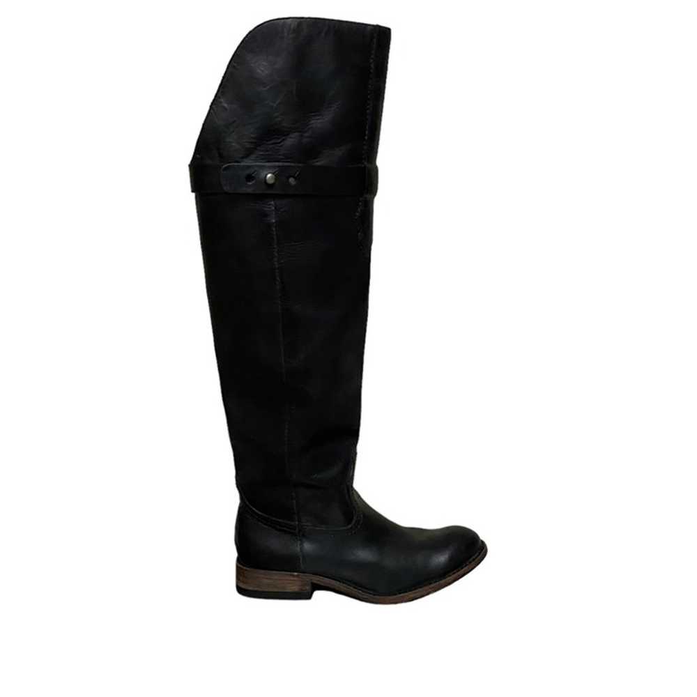 Spirit by Lucchese Black Leather Tall Riding Boot… - image 3