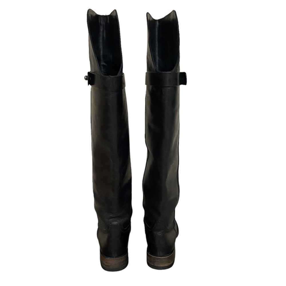 Spirit by Lucchese Black Leather Tall Riding Boot… - image 4