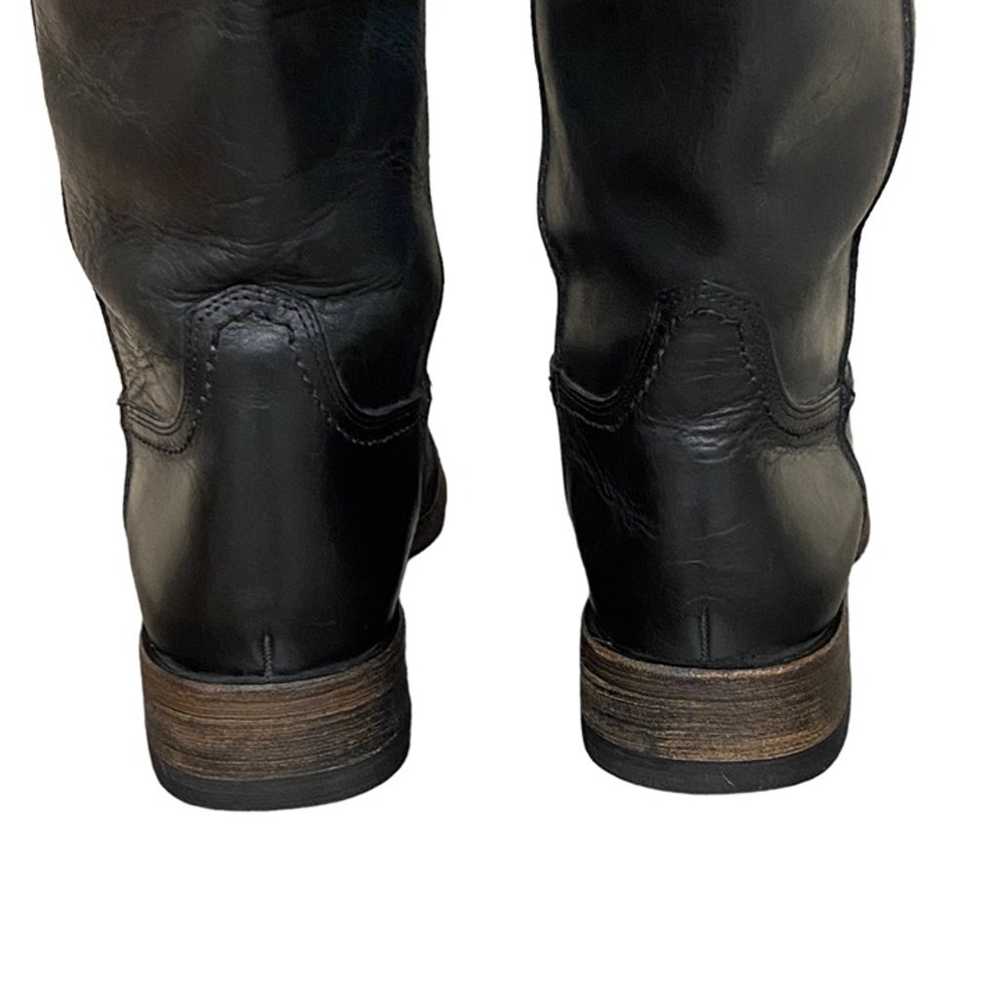 Spirit by Lucchese Black Leather Tall Riding Boot… - image 5