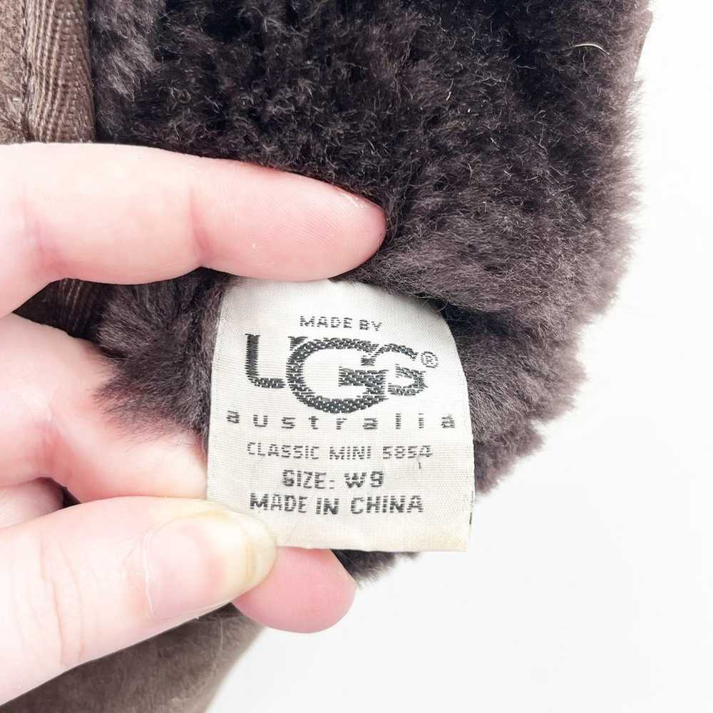 UGG Classic Mini II Sherpa Suede Booties Boots Sl… - image 2