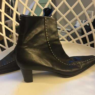 Black calfskin PRADA boots - image 1