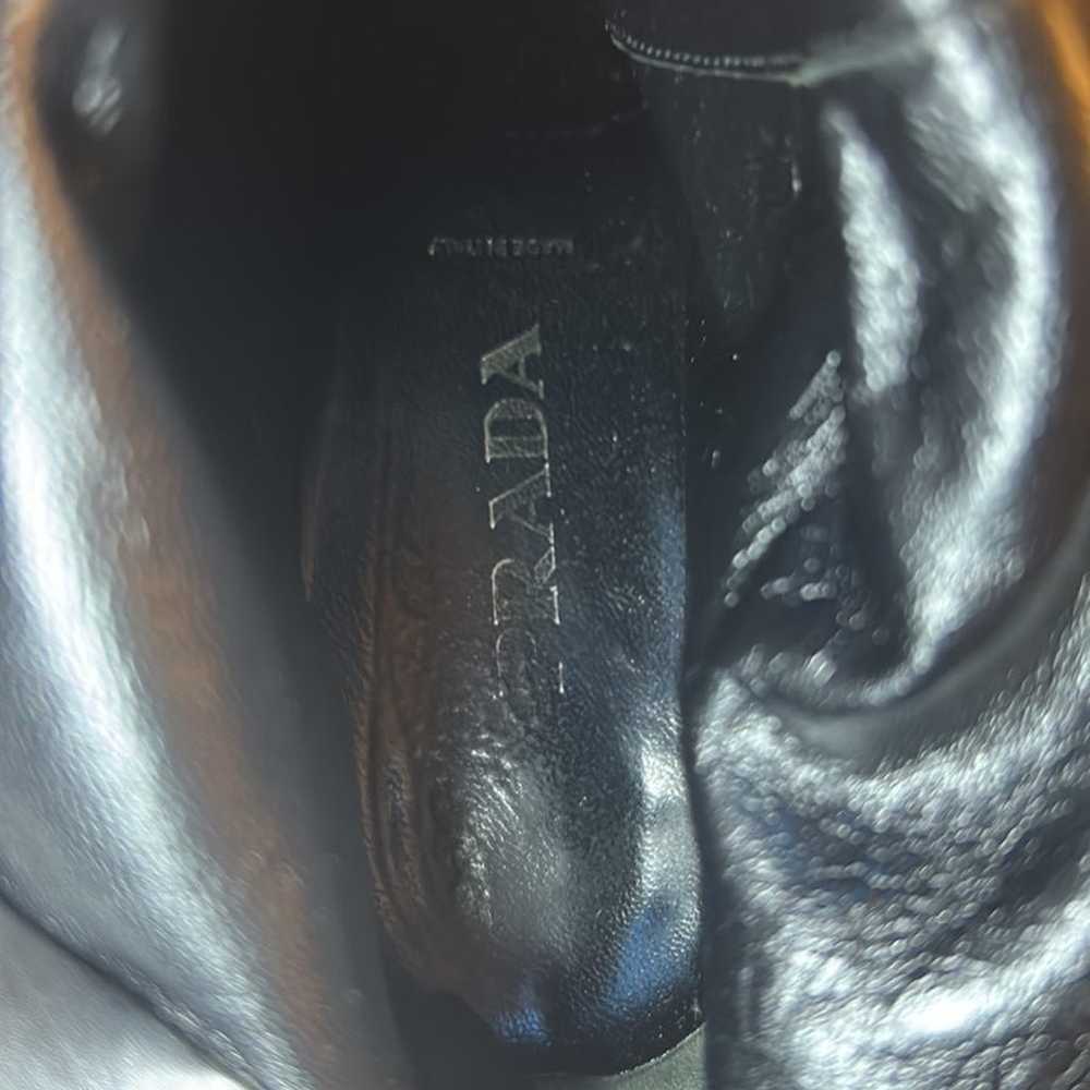 Black calfskin PRADA boots - image 2