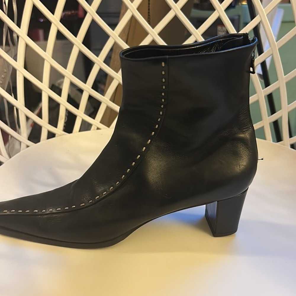 Black calfskin PRADA boots - image 4