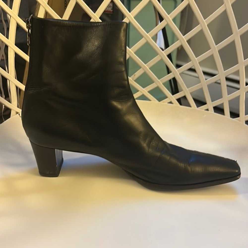 Black calfskin PRADA boots - image 6