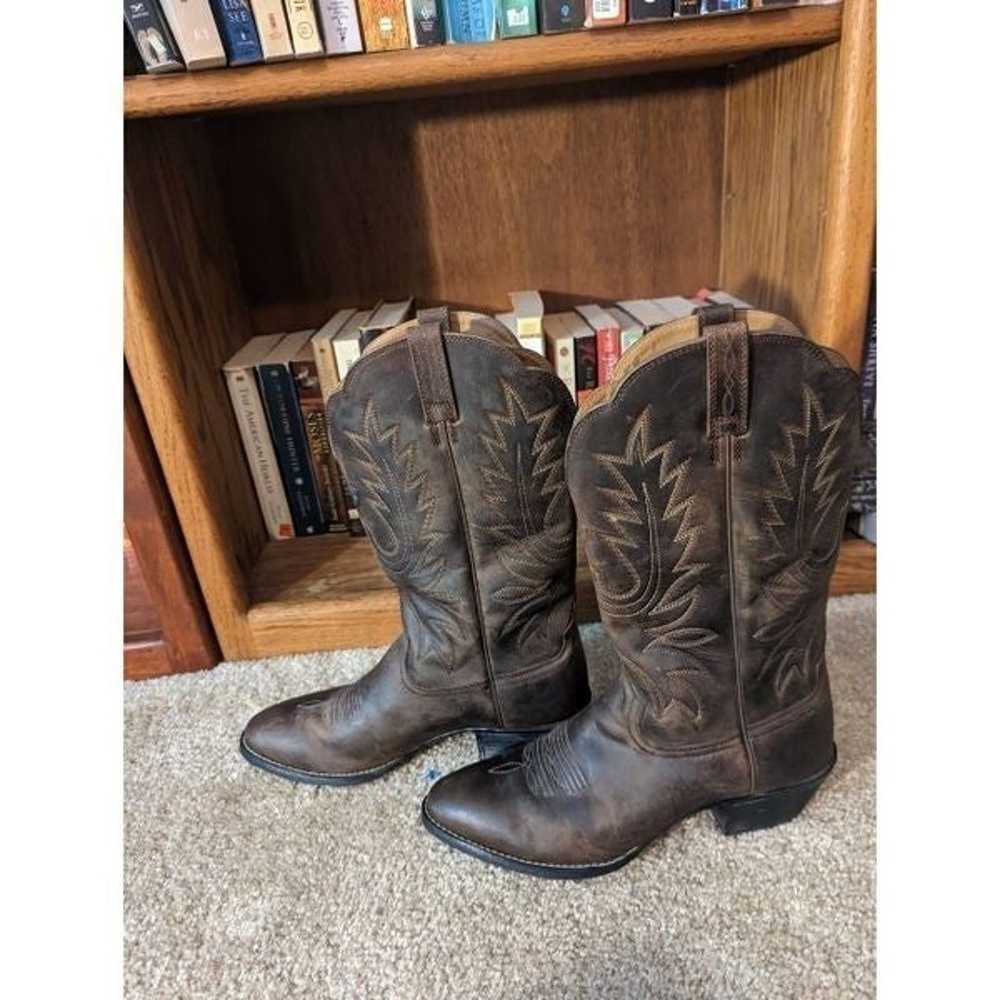Ariat heritage women's western boots in brown sz … - image 5