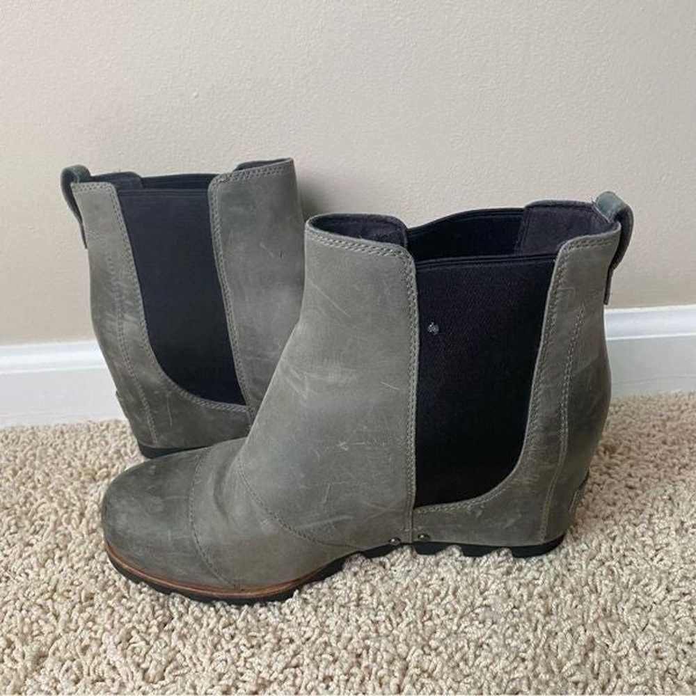 Sorel Lea Wedge Boots Joan of Arctic Chelsea Taup… - image 3