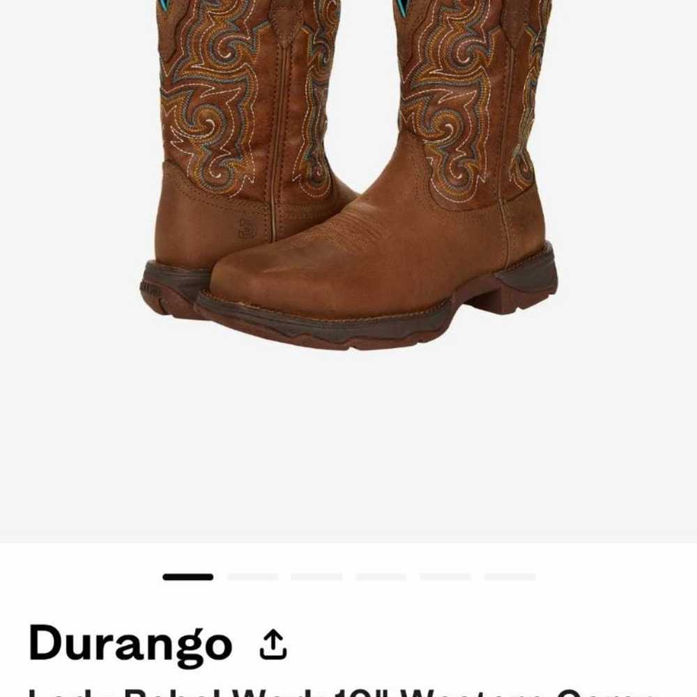 Durango composite toe cowboy boots - image 1