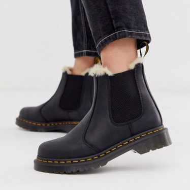NEW Dr. Martens 2976 Leonore black Wyoming faux s… - image 1