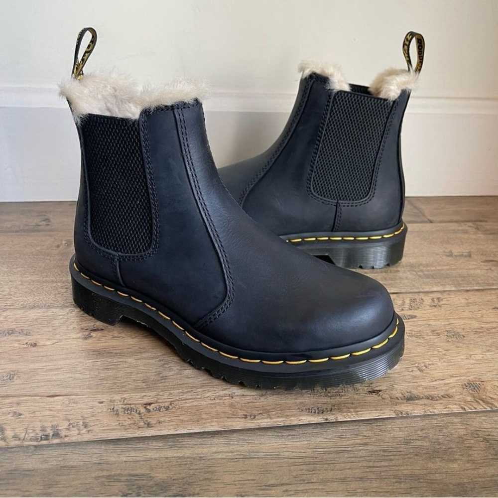 NEW Dr. Martens 2976 Leonore black Wyoming faux s… - image 2