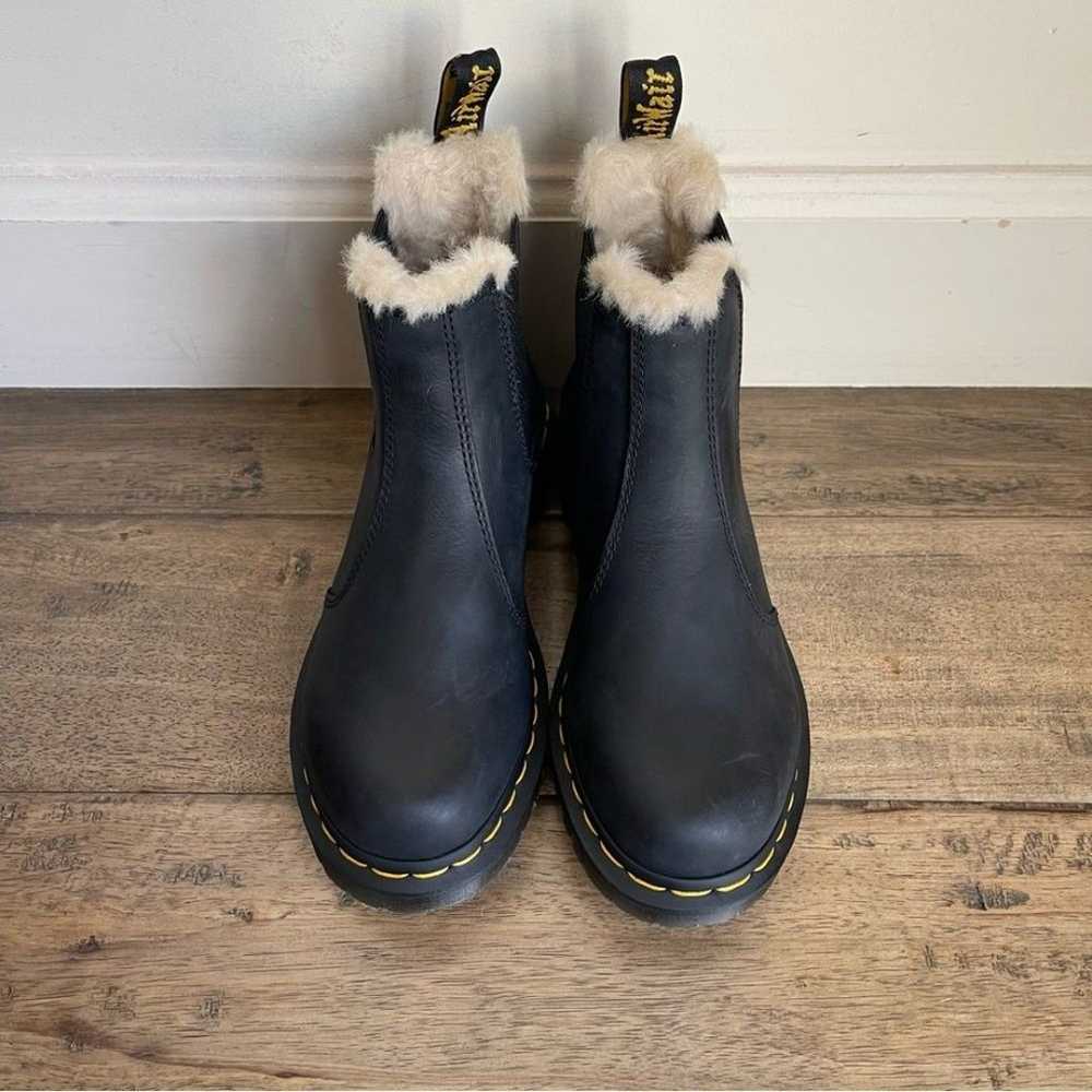 NEW Dr. Martens 2976 Leonore black Wyoming faux s… - image 5