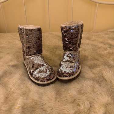 Ugg gold sequin boots