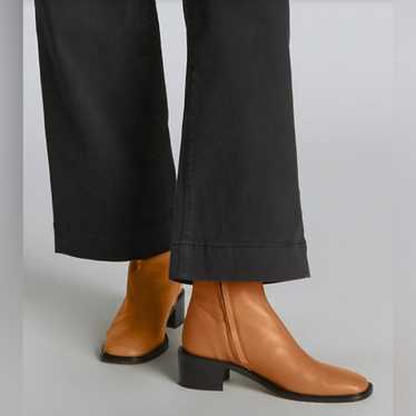 Everlane The City Leather Tan Ankle Neutral Bootie - image 1