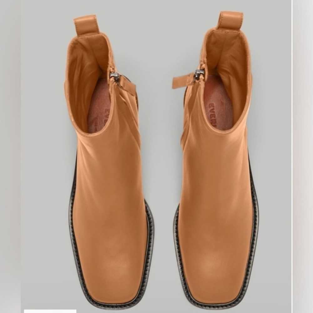 Everlane The City Leather Tan Ankle Neutral Bootie - image 4