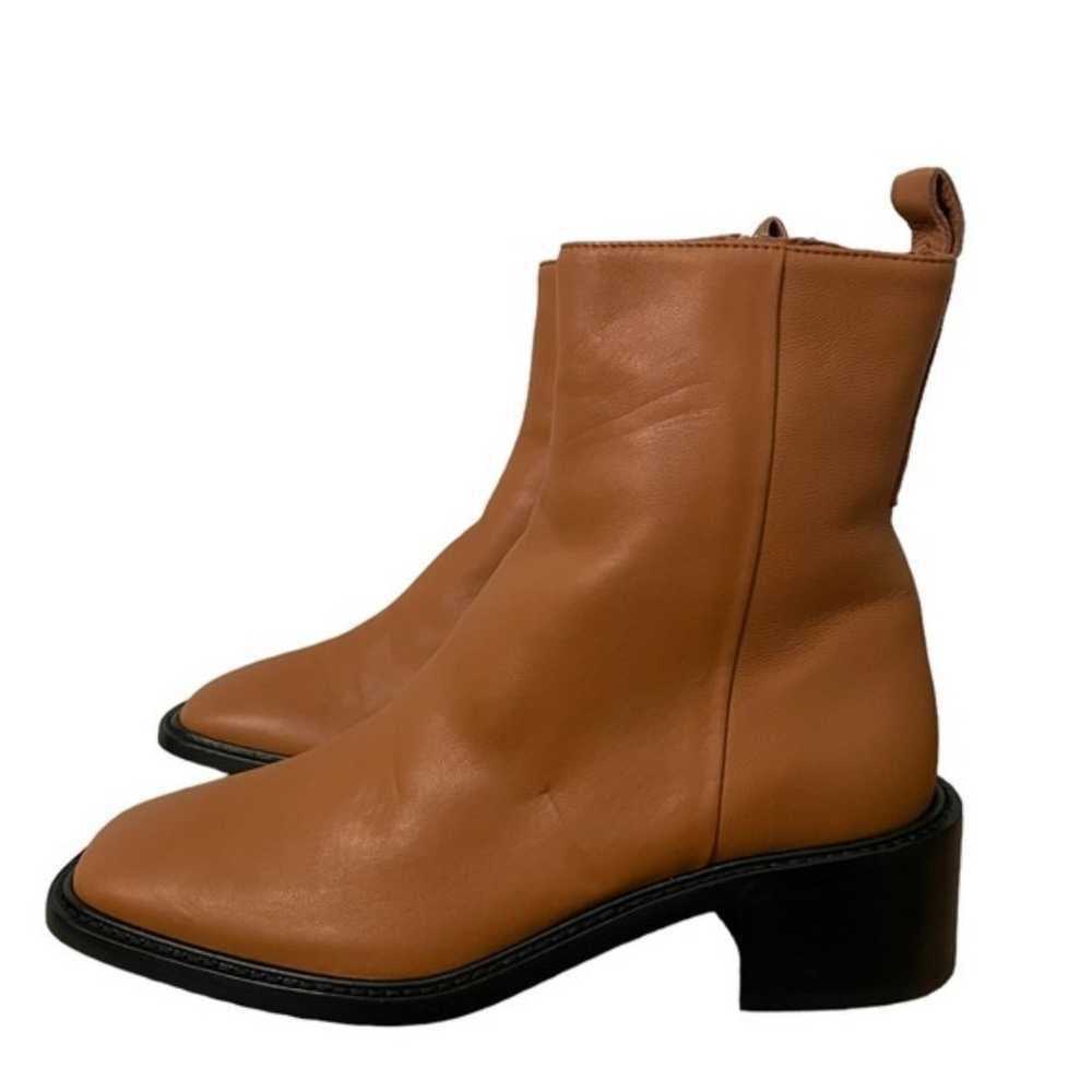 Everlane The City Leather Tan Ankle Neutral Bootie - image 6
