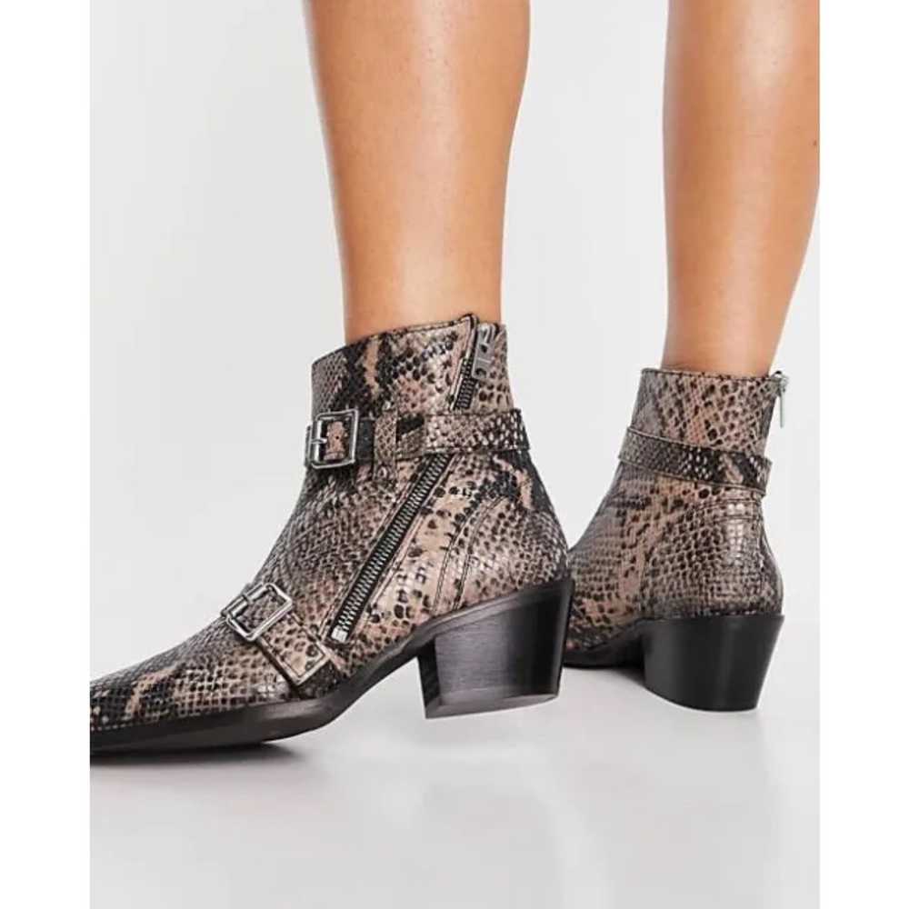 AllSaints Lior snake print boots - image 2