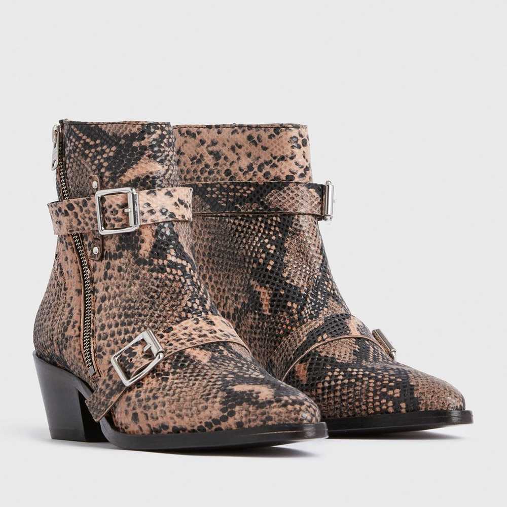 AllSaints Lior snake print boots - image 4