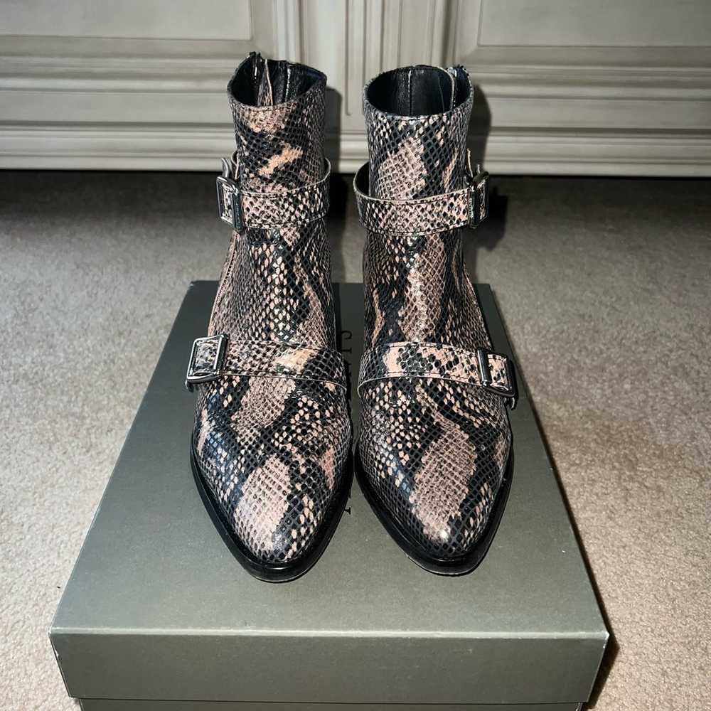 AllSaints Lior snake print boots - image 8