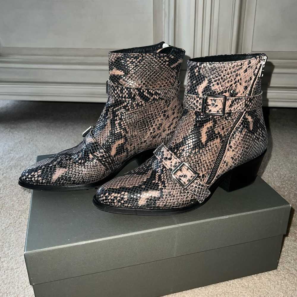 AllSaints Lior snake print boots - image 9