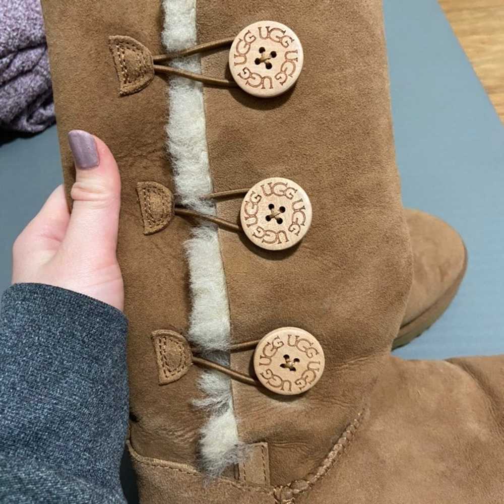 Chestnut Tall Bailey Button Uggs - image 2