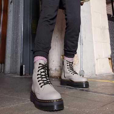 DR MARTENS Jadon III Pisa Leather Platform Boots … - image 1