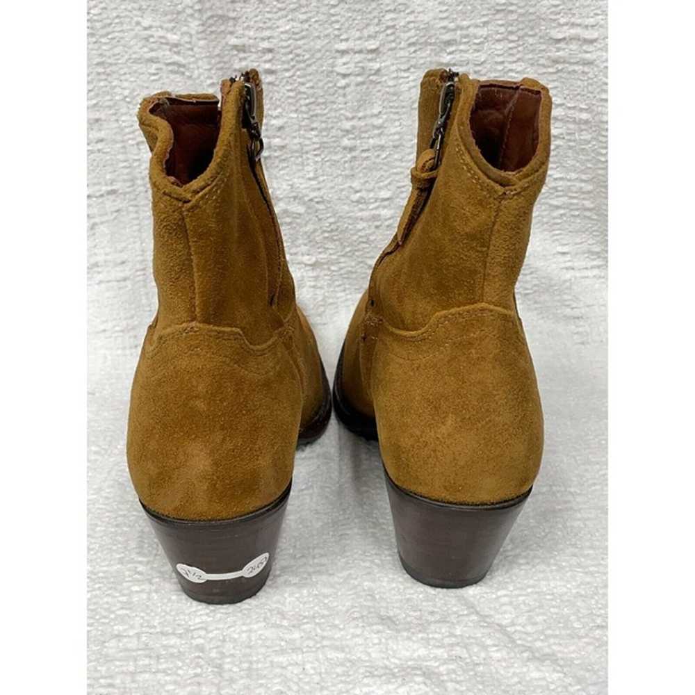 Tecovas Womens Western Brown Suede Ankle Boots Bo… - image 3